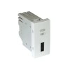 ELKO EP Hungary ELKOEP 45383_SBR USB-A töltő, fehér - 1 modul