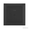 ELKO EP Hungary ELKOEP Fekete USB-C gyorstöltő aljzat - komplett - mec21 (21398+90676_TPM+90910_TPM)