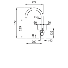 ELLECI - Csaptelep Cloud G68 bianco csaptelep