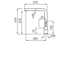 ELLECI - Csaptelep Stream Plus G68 bianco
