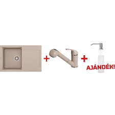 ELLECI EASY1SZETT , mosogatótálca+ kihúzható zuhanyfejes csaptelep+ mosogatószer-adagoló mosogatótálca