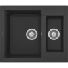 ELLECI Easy 150 G40 Nero Gránit mosogatótálca (LGY15040)Munkalapra szerelhető (LGY15040)