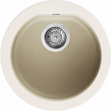 ELLECI Fox Round G62 Gránit Mosogatótálca kerek medencés bianco antico LGFROU62 mosogatótálca