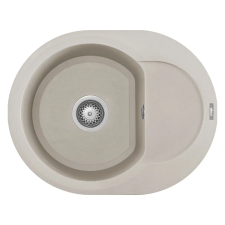 ELLECI - Gránit mosogatótálca Easy ROUND 600 G39 Bianco soft mosogatótálca