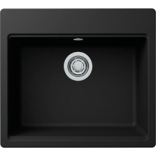 ELLECI - Gránit mosogatótálca Time 105 G40 Nero mosogatótálca
