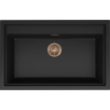  ELLECI LKS13086BRZ - Mosogatótálca Sintesi 130 K86 Black bronz tartozékokkal