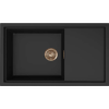  ELLECI LKS41086BRZ - Mosogatótálca Sintesi 410 K86 fekete Bronz tartozékokkal