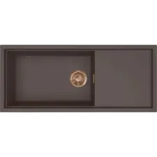  ELLECI LKS51087BRZ - Mosogatótálca Sintesi 510 K87 Cocoa bronz tartozékokkal mosogatótálca