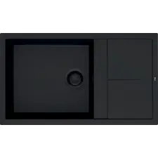  ELLECI LKU41086BKM - Mosogatótálca Unico 410 K86 Black fekete tartozékokkal mosogatótálca