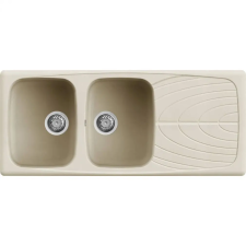 ELLECI Master 500 G62 Bianco Antico Gránit mosogatótálca (LGM50062)Munkalapra szerelhető (LGM50062) mosogatótálca