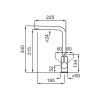  ELLECI MGKS0168 - Csaptelep Shell G68 Bianco