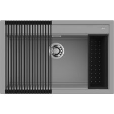 ELLECI - Mosogatótálca Best 130 Workstation Szett K97 Light Grey mosogatótálca