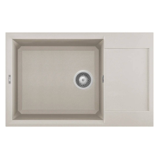 ELLECI - Mosogatótálca Easy 310 78x50 Granitek egymedence + csepptálca G39 Bianco soft mosogatótálca