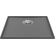 ELLECI - Mosogatótálca Essenza 50 46,2x38,2 Keratek K99 Dark Grey inox tartozékokkal mosogatótálca
