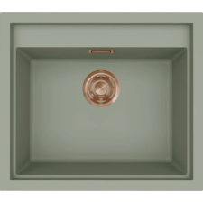 ELLECI - Mosogatótálca Sintesi 105 Keratek K82 Sage Green bronz tartozékokkal mosogatótálca