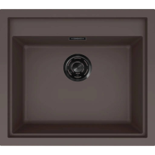 ELLECI - Mosogatótálca Sintesi 105 Keratek K87 Cocoa fekete tartozékokkal mosogatótálca