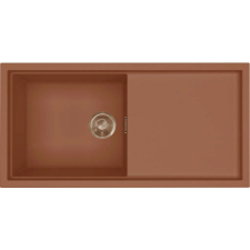 ELLECI - Mosogatótálca Sintesi 480 Keratek K83 Cavern Clay bronz tartozékokkal mosogatótálca