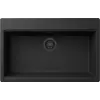 ELLECI - Mosogatótálca Time 130 G40 Nero fekete tartozékokkal (LG213040BKM)