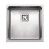 ELLECI - Mosogatótálca W-Square 400 inox munkalapra, munkalap alá és szintbe is szerelhető