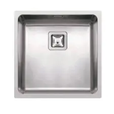 ELLECI - Mosogatótálca W-Square 400 inox munkalapra, munkalap alá és szintbe is szerelhető mosogatótálca