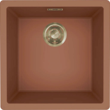 ELLECI - Mosogatótálca Zen 102 Keratek K83 Cavern Clay arany tartozékokkal mosogatótálca