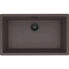 ELLECI - Mosogatótálca Zen 130 Keratek K87 Cocoa fekete tartozékokkal mosogatótálca