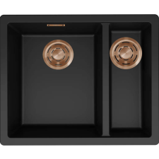 ELLECI - Mosogatótálca Zen 150 Keratek K86 Black bronz tartozékokkal mosogatótálca