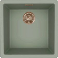 ELLECI - Mosogatótálca Zen-F 102 Keratek K82 Sage Green bronz tartozékokkal mosogatótálca