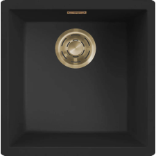 ELLECI - Mosogatótálca Zen-F 102 Keratek K86 Black arany tartozékokkal mosogatótálca