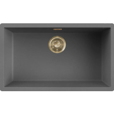 ELLECI - Mosogatótálca Zen-F 130 Keratek K99 Dark Grey arany tartozékokkal mosogatótálca