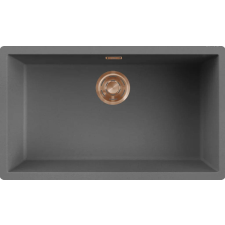 ELLECI - Mosogatótálca Zen-F 130 Keratek K99 Dark Grey bronz tartozékokkal mosogatótálca