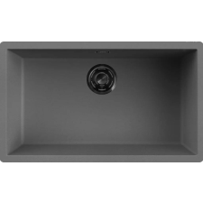 ELLECI - Mosogatótálca Zen-F 130 Keratek K99 Dark Grey fekete tartozékokkal mosogatótálca