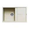ELLECI OUTLET - Mosogatótálca Unico 300 Granitek G62 Bianco Antico - Szépséghibás termék!
