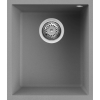 ELLECI Quadra 100 G48 Cemento Gránit mosogatótálca, munkalap alá szerelhető (LGQ10048BSO)Munkalap alá szerelhető