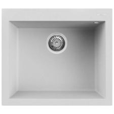ELLECI Quadra 105 G68 Bianco Gránit mosogatótálca (LGQ10568)Munkalapra szerelhető (LGQ10568) mosogatótálca