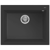 ELLECI Quadra 110 G40 Nero Gránit mosogatótálca (LGQ11040)Munkalapra szerelhető