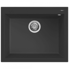 ELLECI Quadra 110 G40 Nero Gránit mosogatótálca (LGQ11040)Munkalapra szerelhető mosogatótálca