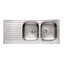 ELLECI Sky 500 Mosogatótálca csepegtetővel inox dupla jobb medencés LIK500SACDX mosogatótálca