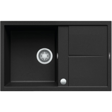 ELLECI Unico 410 AUTOMATA G40 Nero Gránit mosogatótálca (LGU41040AUT) Munkalapra szerelhető mosogatótálca
