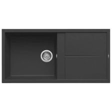 ELLECI Unico 480 G40 Nero Gránit mosogatótálca (LGU48040)Munkalapra szerelhető (LGU48040) mosogatótálca
