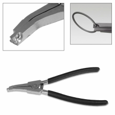 Ellient Tools Fogó seeger speciális zárógyűrűkhöz, hajlított, rugós 200 mm (AT2020A) fogó