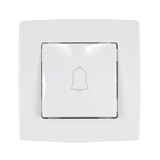 Elmark 190181 VÁROS CSENGŐKAPCSOLÓ, FEHÉR MÉTÁL villanyszerelés