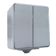 Elmark 191141 CSILLÁRKAPCSOLÓ FELÜLETRE IP65 SZÜRKE villanyszerelés