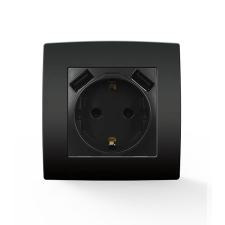 Elmark 193062 CITY NÉMET TÍPUSÚ DUGALJ+2 USB ANTRACIT villanyszerelés