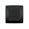 Elmark 193751 CITY 2xUSB ALJZAT ANTRACIT