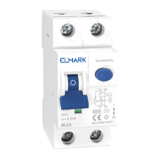Elmark 40006AElektromágneses áramvédőkapcsoló JEL5A 6kA 2P 6A/30mAJEL5A villanyszerelés