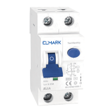 Elmark 40025AElektromágneses áramvédőkapcsoló JEL5A 6kA 2P 25A/30mAJEL5A villanyszerelés