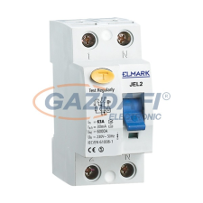Elmark 40295S áram-védőkapcsoló JEL2 2P 20A/500mA SIGMA villanyszerelés