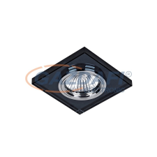 Elmark 925777S/BK CR-777S/BK SPOTLIGHT SQUARE BLACK GLASS lámpatest világítás