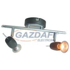 Elmark 9520021 VRANA 3602 Spot lámpa 230V max. 50W ezüst-fekete 2XGU10 világítás